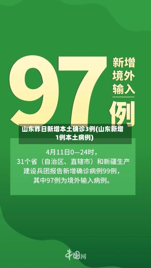 山东昨日新增本土确诊3例(山东新增1例本土病例)-第2张图片