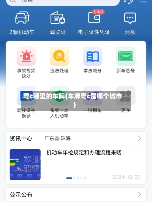 粤c哪里的车牌(车牌粤c是哪个城市)-第2张图片