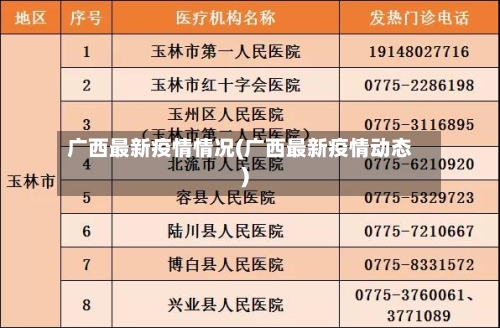 广西最新疫情情况(广西最新疫情动态)-第2张图片