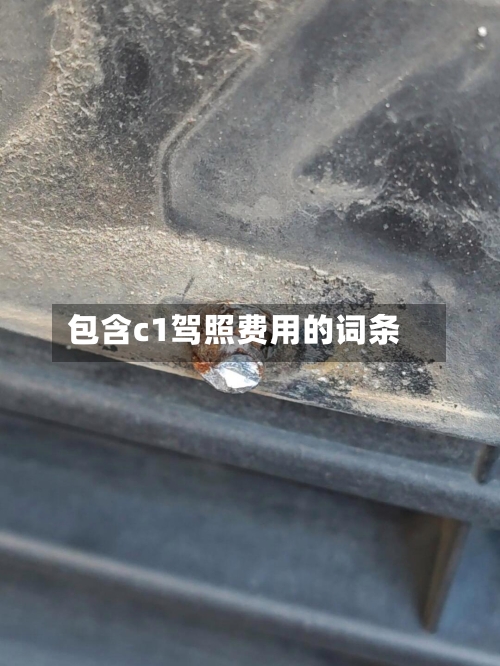 包含c1驾照费用的词条