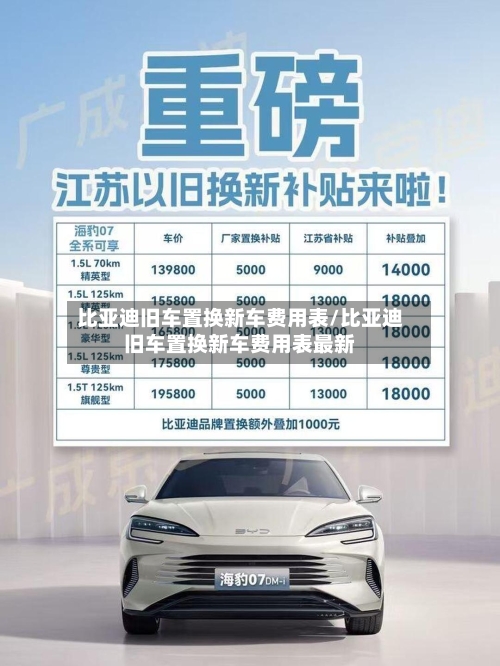 比亚迪旧车置换新车费用表/比亚迪旧车置换新车费用表最新