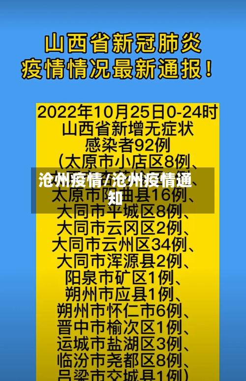 沧州疫情/沧州疫情通知