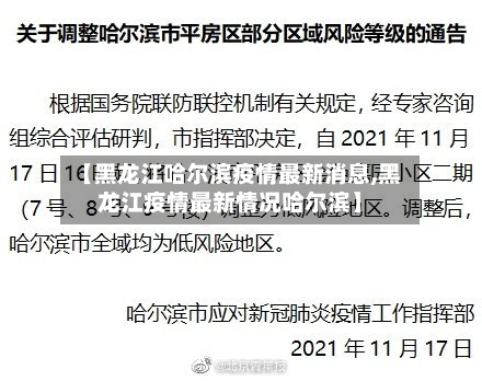 【黑龙江哈尔滨疫情最新消息,黑龙江疫情最新情况哈尔滨】-第2张图片