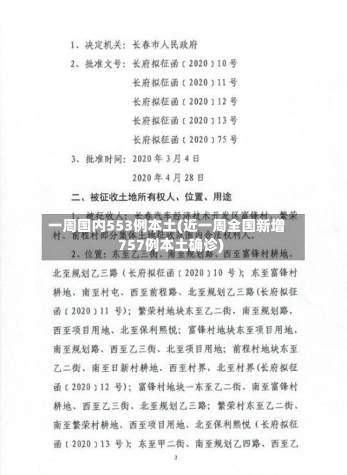 一周国内553例本土(近一周全国新增757例本土确诊)-第2张图片